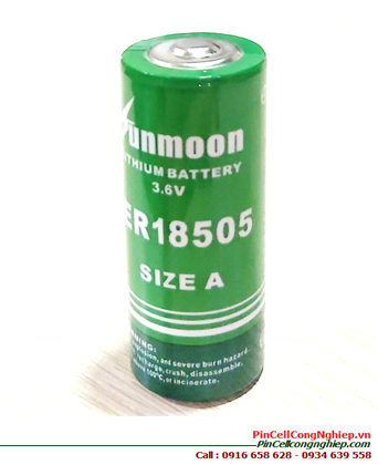 Sunmoon ER18505; Pin nuôi nguồn PLC Sunmoon ER18505 lithium 3.6v 4000mAh chính hãng 